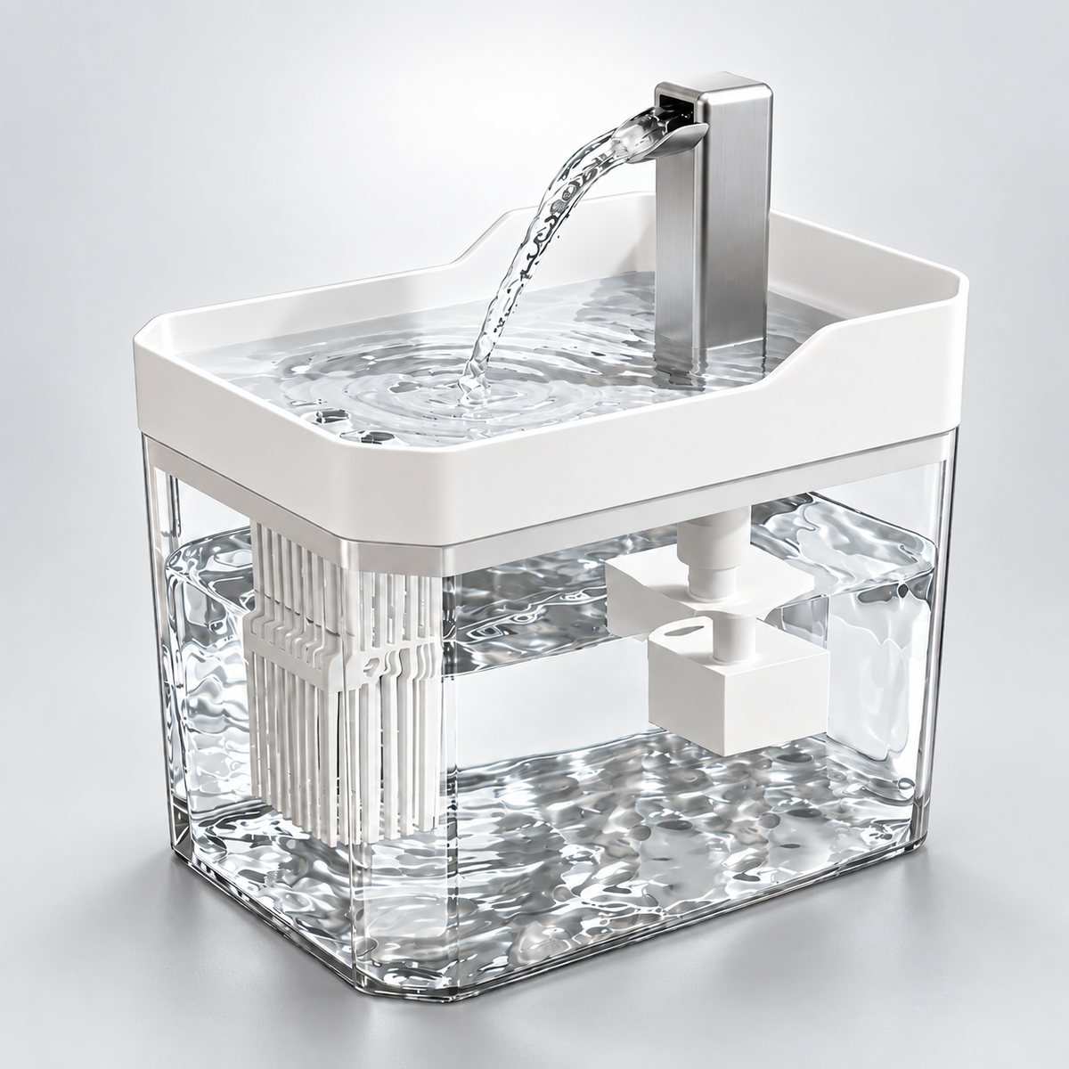 Fontaine à Eau Chat 1.5L avec Filtre - Circulation Continue | Eau Fraîche en Permanence